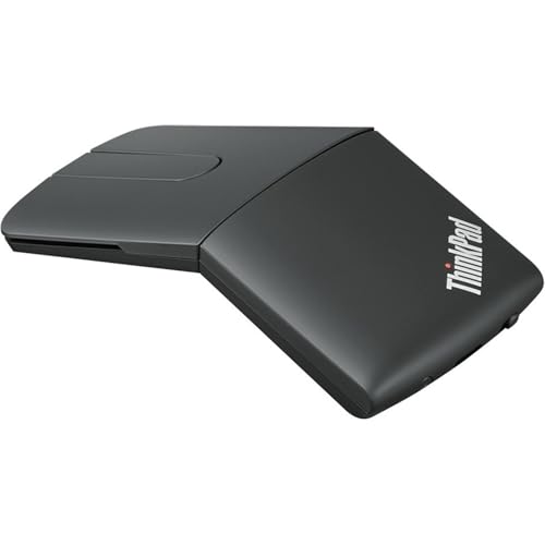 Lenovo ThinkPad X1 Bluetooth Maus Optisch Faltbar, Flexibel Anthrazit, 4Y50U45359 von Lenovo