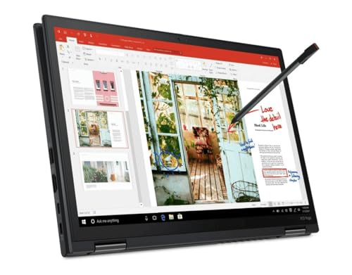 Lenovo ThinkPad X13 Yoga Gen 2 13,3 Zoll Touch Display Intel Core i7 1185G7 1TB SSD Festplatte 16GB Speicher Windows 11 Home 4G LTE Fingerprint Notebook Laptop (Generalüberholt) von Lenovo