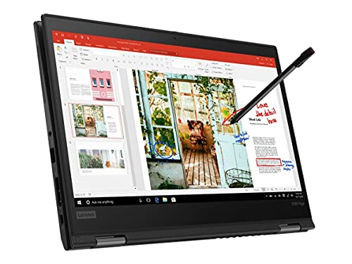 Lenovo ThinkPad X390 Yoga 13,3 Zoll Touch Display Intel Core i7 8665U 1TB SSD Festplatte 16GB Speicher Windows 11 Pro 4G LTE Fingerprint Tablet Notebook Laptop (Generalüberholt) von Lenovo