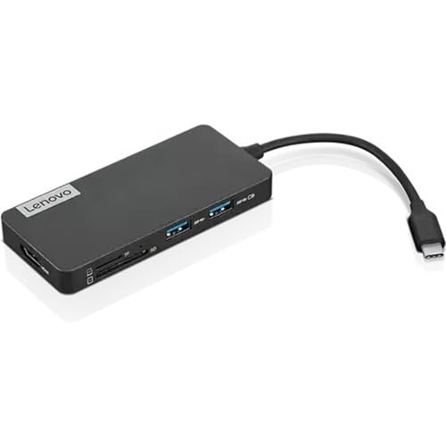 Lenovo USB-C 7-in-1 Hub, Schwarz von Lenovo