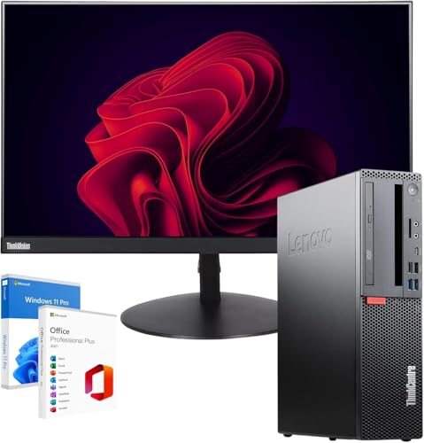 Lenovo Workstation komplett PC Desktop Intel Core i5-8400 bis zu 4,60 GHz | RAM 16 GB | SSD 512 GB | Monitor 27 Zoll ThinkVision FullHD Wifi Win 11 OFFICE 2021 Professional Garantie 36 Monate von Lenovo