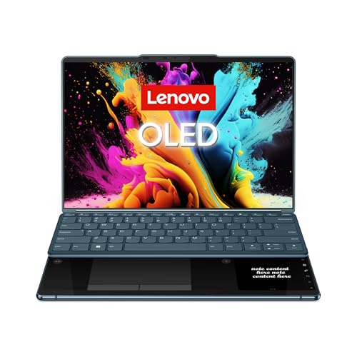 Lenovo YogaBook 9i Convertible | 2x13 2,8K OLED Touch Display | Intel Core Ultra 7-155U | 16GB RAM | 1TB SSD | Intel Iris Xe Grafik | Win11 Home | QWERTZ | blau | inkl. Pen, Folio Case & Tastatur von Lenovo