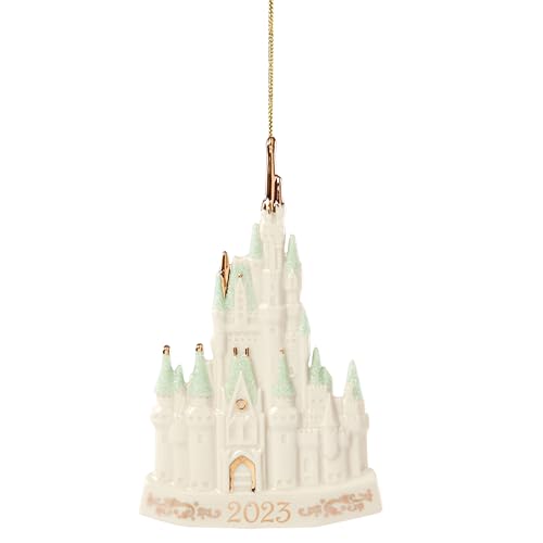 Lenox 2023 Cinderella Castle Ornament, 0,25, elfenbeinfarben von Lenox