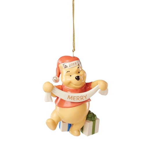 Lenox 2023 Winnie Puuh Merry Ornament, Porzellan, 0.44 von Lenox