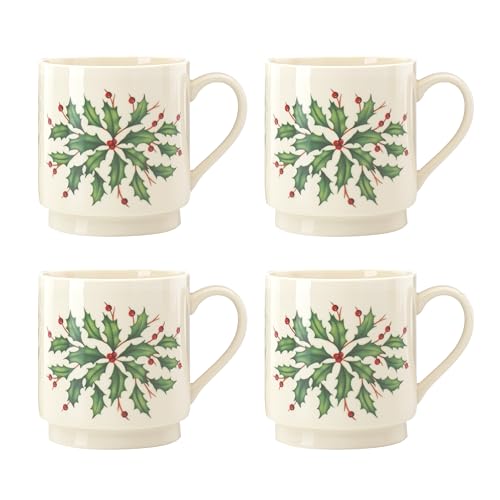 Lenox 853763 Holiday 4-teiliges stapelbares Becher-Set von Lenox