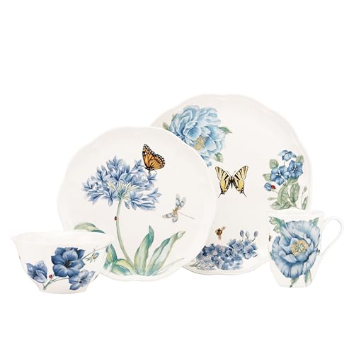 Lenox Blue Butterfly Meadow 4-teiliges Gedeck 2,3 kg Lenox Blue Butterfly Meadow 4-teiliges Gedeck 2,3 kg von Lenox