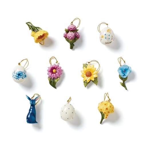 Lenox Oster-Ornament-Set, 10-teilig, 0,2 kg, Mehrfarbig von Lenox