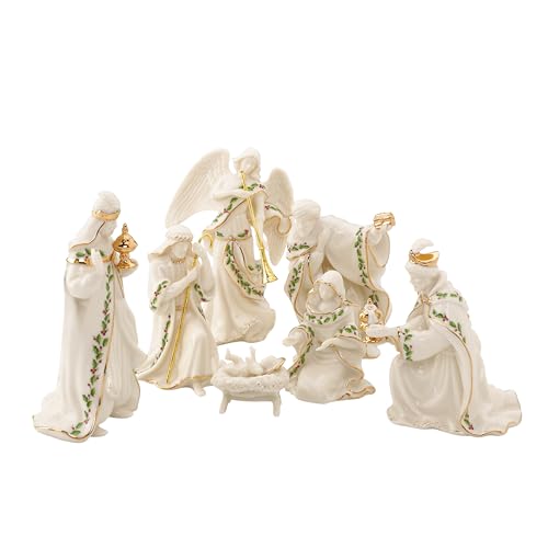 Lenox Holiday Krippe, Set of 7 (Heilige Familie, DREI Könige, Engel) von Lenox