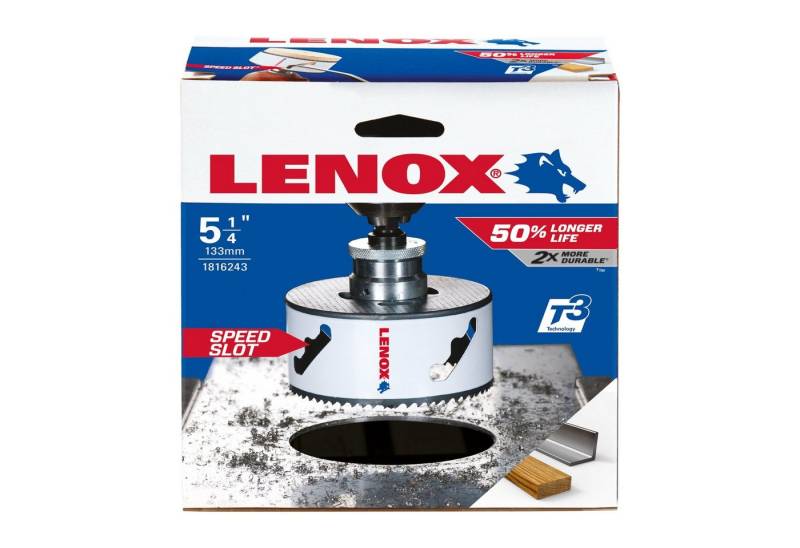 Lenox Lochsäge 1816243 Lochsaege Bi-Metall 133mm von Lenox