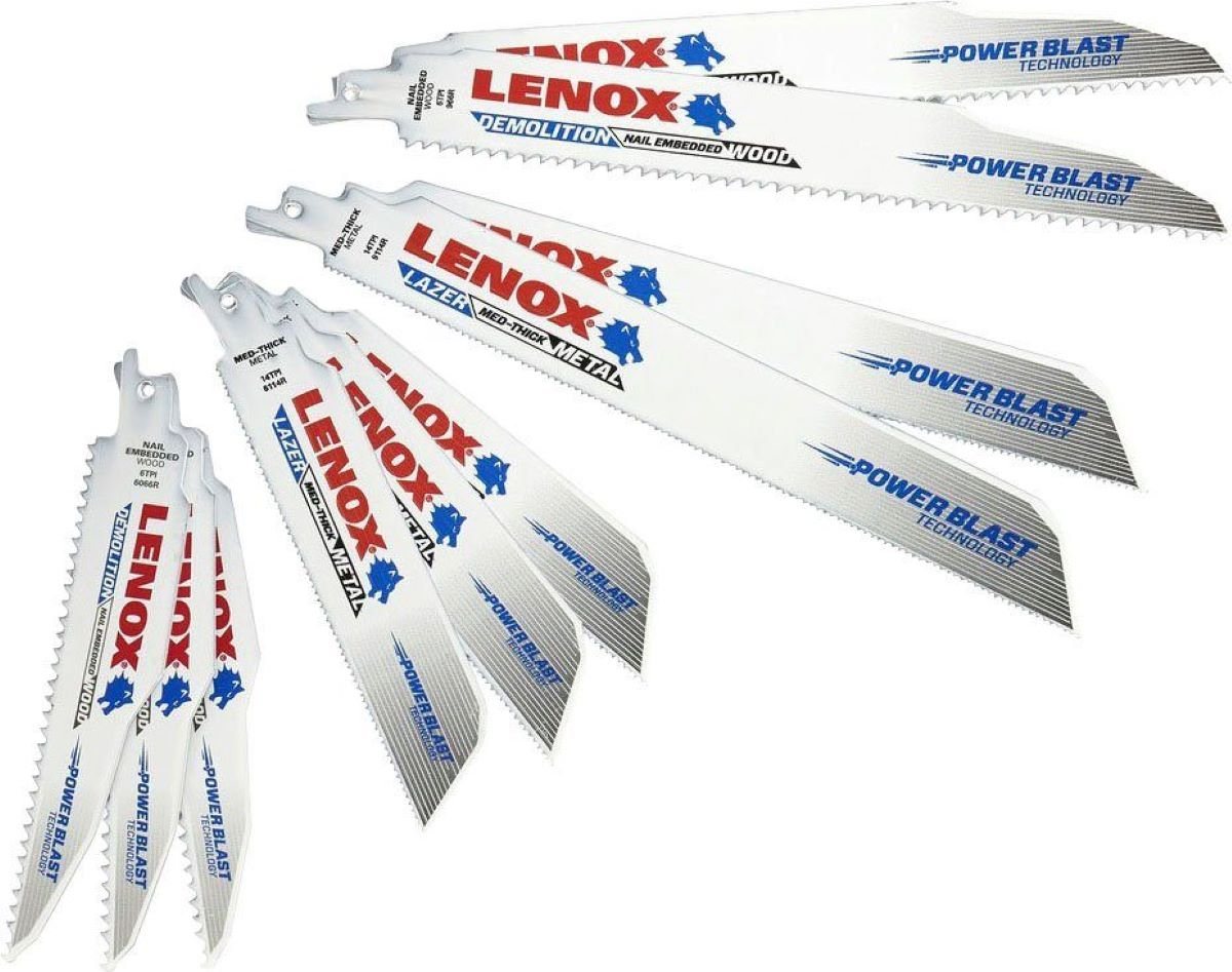 Lenox Säbelsägeblatt 1214412RKD Set 12-tlg. 3x 6066R, 3x 6114R, 2x 9114R, 2x 966R, 2x 960R Lenox Säbelsägeblatt 1214412RKD Set 12-tlg. 3x 6066R, 3x 6114R, 2x 9114R, 2x 966R, 2x 960R von Lenox