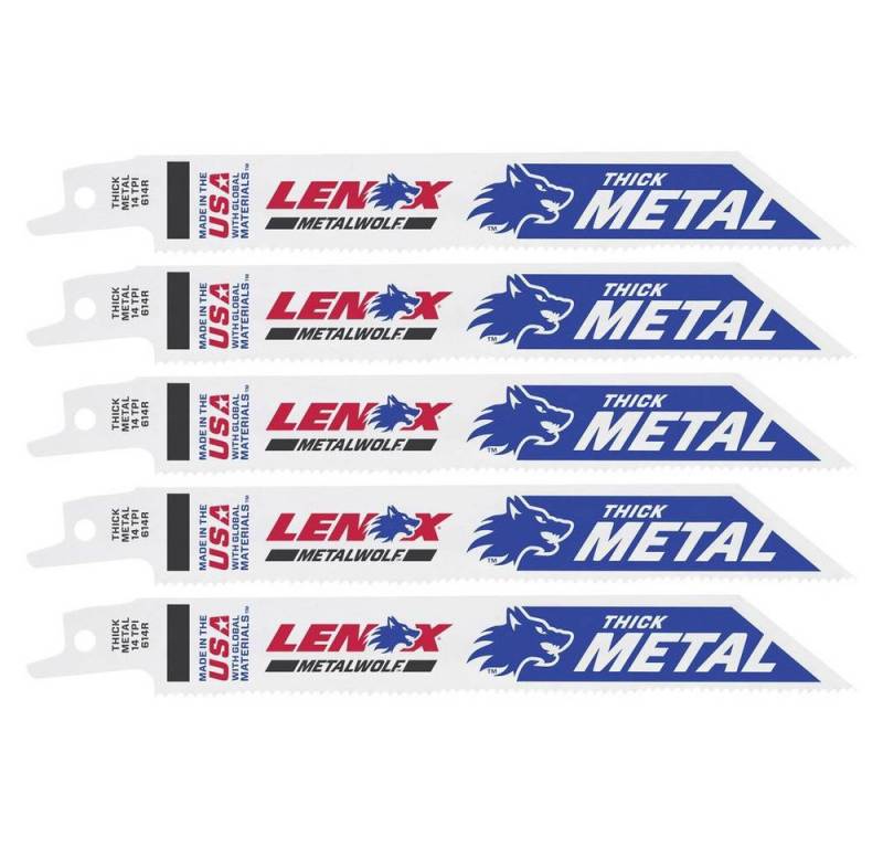 Lenox Säbelsägeblatt BIM-Säbelsägeblatt für Metall 152x19x0.9mm 20564614R von Lenox