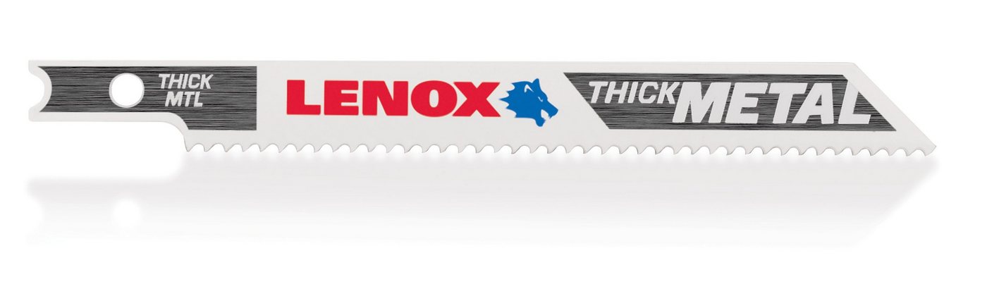 Lenox Stichsägeblatt 1991564 Bi-Metall 92 x 10 x 0,9mm 14ZPZ (5-St), U-Schaft, für Metall (2,4mm) von Lenox