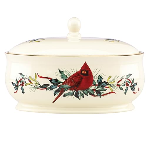 Lenox 870601 Wintergrüße Teller mit Deckel, Weihnachts- und Urlaubsveranstalter Lenox 870601 Wintergrüße Teller mit Deckel, Weihnachts- und Urlaubsveranstalter von Lenox