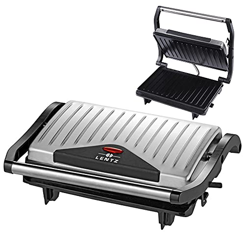 Kontaktgrill 750 Watt Tischgrill Grill Lentz von LENTZ