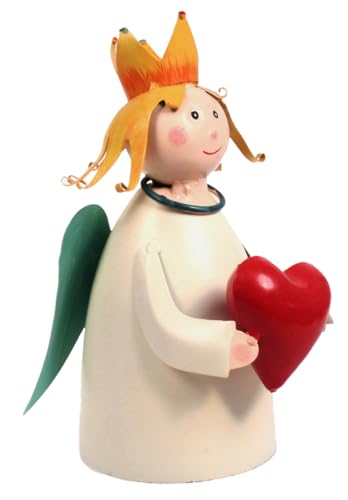 Lenzbach Zaunhocker Engel mit Herz Creme 22 cm Figur aus Blech Prinzessin Metall Deko Garten Balkon Dekofigur Königin Pfostenhocker Love Shabby Lenzbach Zaunhocker Engel mit Herz Creme 22 cm Figur aus Blech Prinzessin Metall Deko Garten Balkon Dekofigur Königin Pfostenhocker Love Shabby von Lenzbach