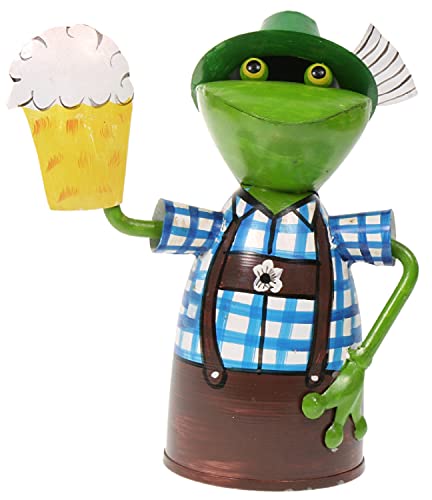 Lenzbach Zaunhocker Frosch mit Bier Bayern 23 cm Figur aus Blech Metall Garten Deko Garten Balkon Dekofigur Pfostenhocker Bavaria Oktoberfest Lenzbach Zaunhocker Frosch mit Bier Bayern 23 cm Figur aus Blech Metall Garten Deko Garten Balkon Dekofigur Pfostenhocker Bavaria Oktoberfest von Lenzbach