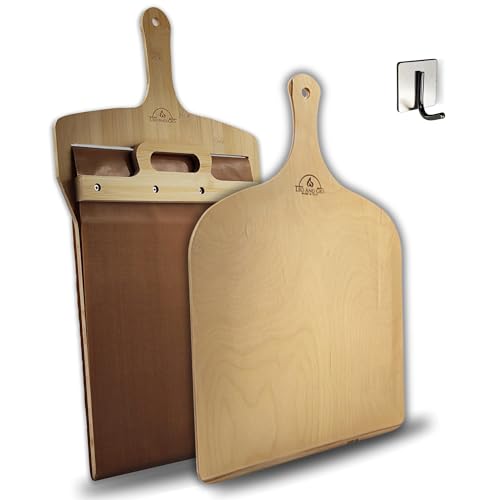Sliding Pizza Peel Sliding Pizza Shovel Multifunction Sliding Pizza Peel that Transfers Pizza Easy (M - 30 X 60) von Leo and Gio