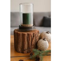 Handgefertigter Kerzenhalter Aus Akazienholz von LeoKraftStudio