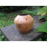 Hartholzschüssel/Deko-Vase Gedrechselt Kunsthandwerk von LeoUnikate