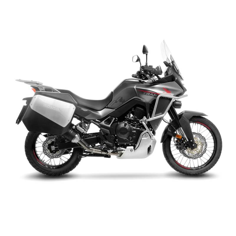 LEOVINCE Schalldämpfer LV ONE EVO BLACK EDITION für HONDA XL 750 TRANSALP URBAN / EASY TRAVEL / TRAVEL EDITION von LeoVince