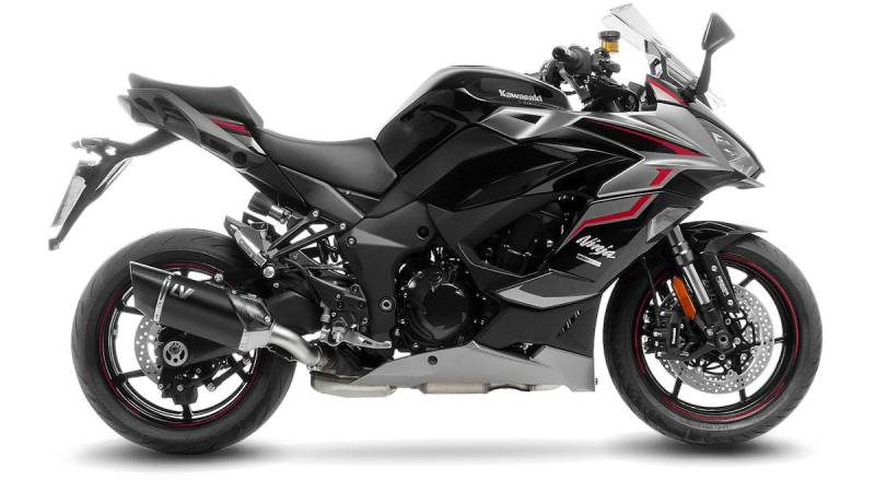 LEOVINCE Schalldämpfer "SBK LV-14 R Black Edition" 15602B für Kawasaki Z und Ninja von LeoVince
