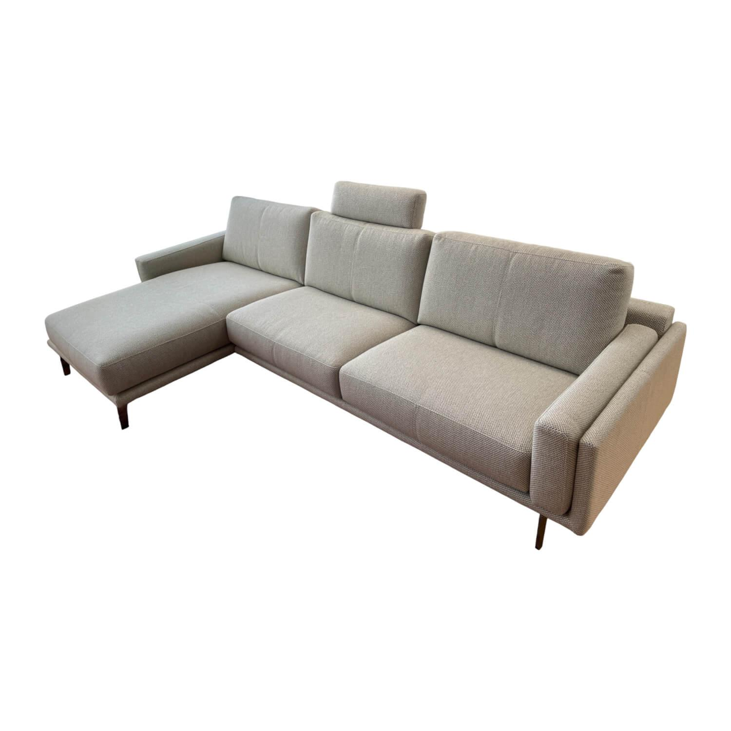 Ecksofa Bellice Stoff Apollo Star 26931 Grau von Leolux