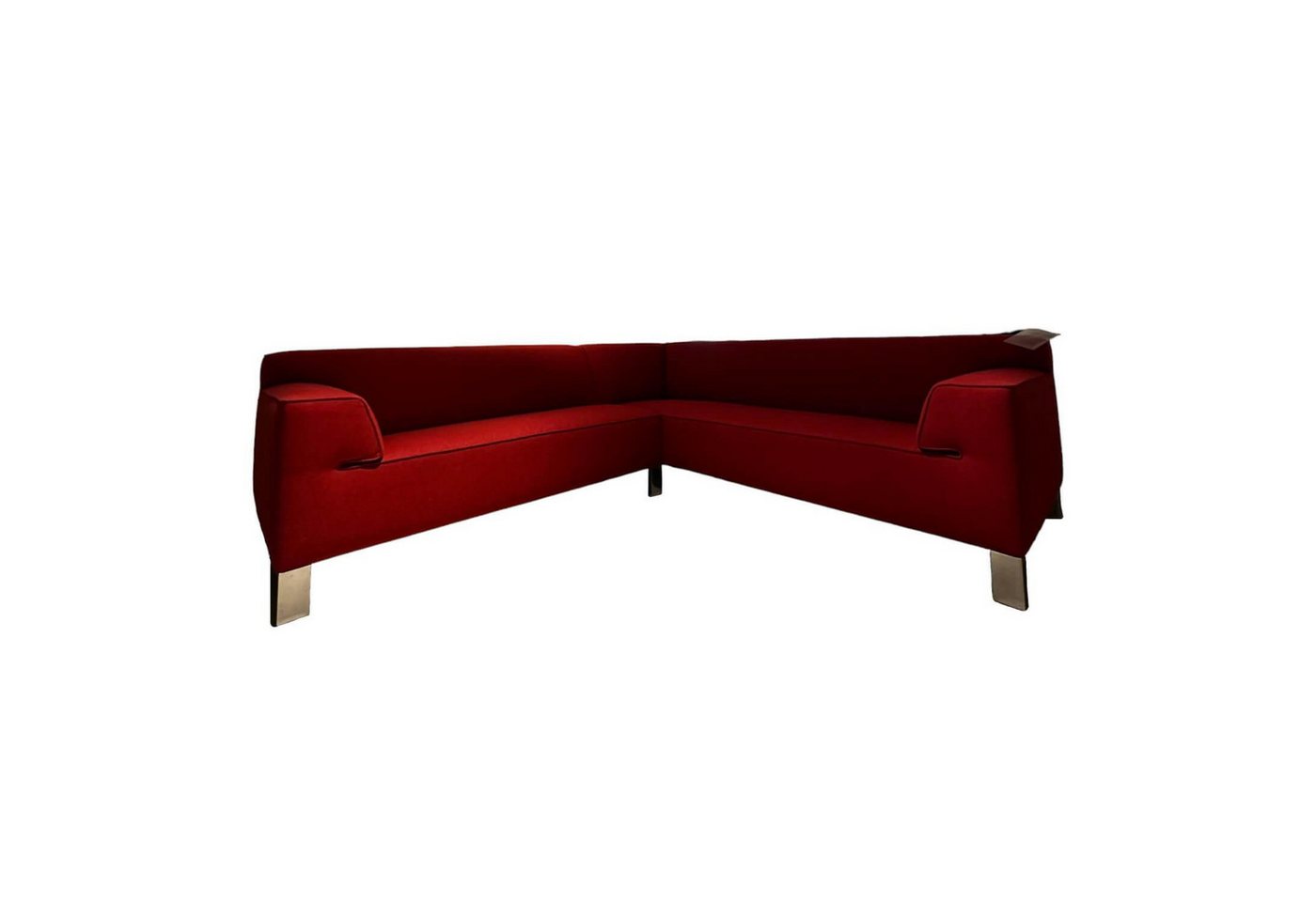 Leolux Ecksofa Ecksofa Pode Insert Stoff Tonica 611 Rot Füße Aluminium Chrom Leolux Ecksofa Ecksofa Pode Insert Stoff Tonica 611 Rot Füße Aluminium Chrom von Leolux