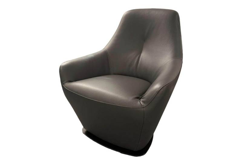 Leolux Relaxsessel Drehsessel Cantate 682 101 Leder Senso 3906 Ombra Anthrazit von Leolux