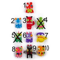 3 Stück Leon Filz Magnete Monster Kühlschrankmagneten Notizen Für Kinder Und Junggebliebene von LeonByBers