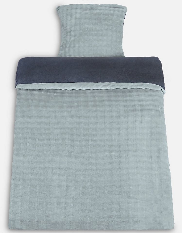 Leonado Vicenti Bettwäsche Winter Teddy Plüsch Bubble, Microfaser, 2 teilig, Flauschig warmes Cashmere Touch, Einfarbig, Wellen Design von Leonado Vicenti
