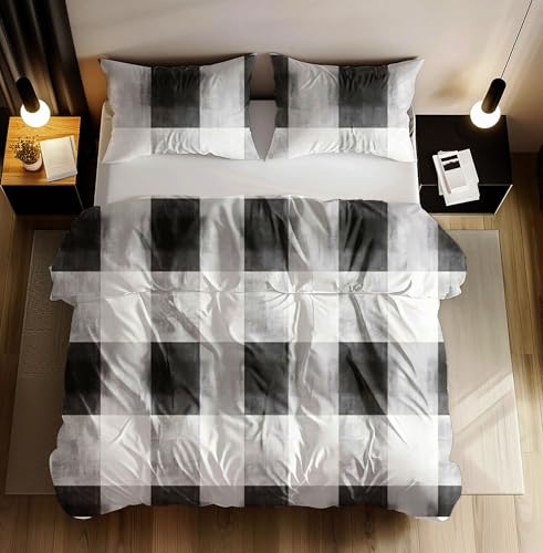 Leonado Vicenti Biber Bettwäsche 135x200 4 TLG Feinbiber Winter kariert Grau Schwarz Weiß mit Reißverschluß 80x80 Kissenbezug Leonado Vicenti Biber Bettwäsche 135x200 4 TLG Feinbiber Winter kariert Grau Schwarz Weiß mit Reißverschluß 80x80 Kissenbezug von Leonado Vicenti