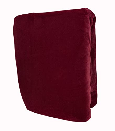 Leonado Vicenti Spannbettlaken 2er Set Bordeaux 180x200-200x200 warme kuschelige Premium Cashmere Touch Teddy Bettlaken Fleece Plüsch Betttuch von Leonado Vicenti