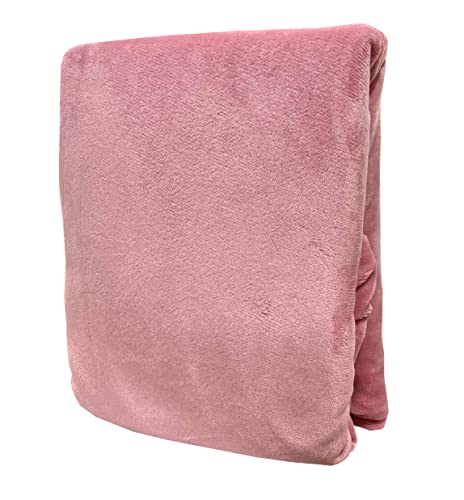 Leonado Vicenti Spannbettlaken 2er Set Rosa 120x200-130x200 warme kuschelige Premium Cashmere Touch Teddy Bettlaken Fleece Plüsch Betttuch von Leonado Vicenti