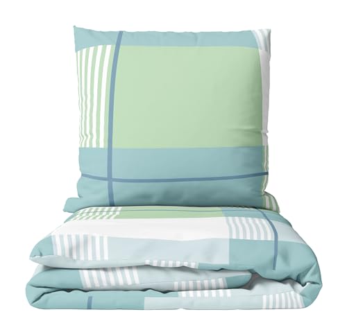 Leonado Vicenti Winter Biber Bettwäsche 240x220 Set flauschig Feinbiber gestreift Grün Petrol Kissenbezug 80x80 cm mit verdecktem Reissverschluss 3teilig Leonado Vicenti Winter Biber Bettwäsche 240x220 Set flauschig Feinbiber gestreift Grün Petrol Kissenbezug 80x80 cm mit verdecktem Reissverschluss 3teilig von Leonado Vicenti