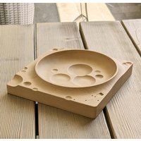 1969 Leere Taschen - Buchenholz-Mittelstück Schmuckkästchen Mond 1969 Leere Taschen - Buchenholz-Mittelstück Schmuckkästchen Mond von LeonardiWood