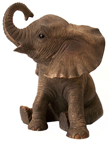 The Leonardo Collection Statue, Afrikanischer Baby-Elefant aus der Leonardo Kollektion „Out of Africa“, 13 cm von The Leonardo Collection