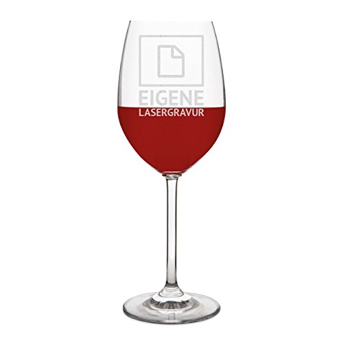 Leonardo Rotweinglas 470ml Individuelle Gravur Geschenk Weinglas - Eigene Gravurdatei hochladen von Leonardo und Kartenmachen.de