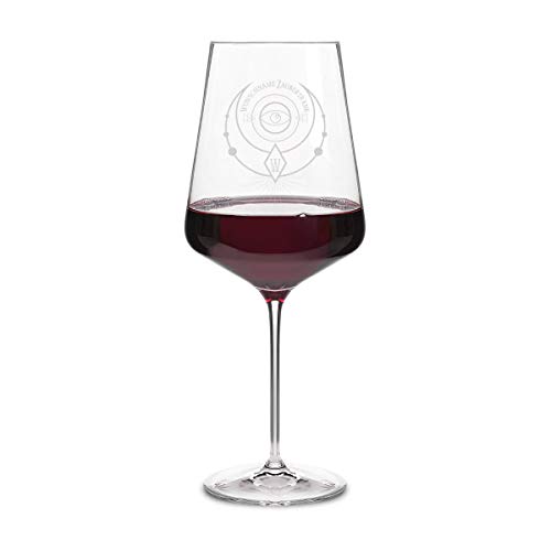 Leonardo Rotweinglas XXL 750 ml individuelle Gravur Geschenkidee Weinglas Rotwein - Zaubertrank von Leonardo und Kartenmachen.de