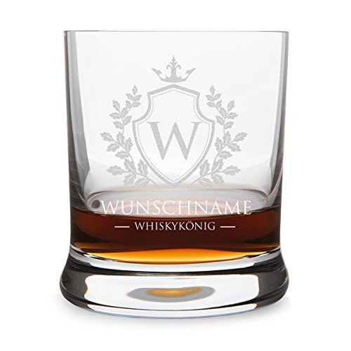 Leonardo Whiskyglas mit individueller Gravur - Whiskykönig von Leonardo und Kartenmachen.de
