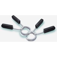 2 x federbelastete Diskushalterung für 50 mm Olympic Flylock Langhantel von Leonardo