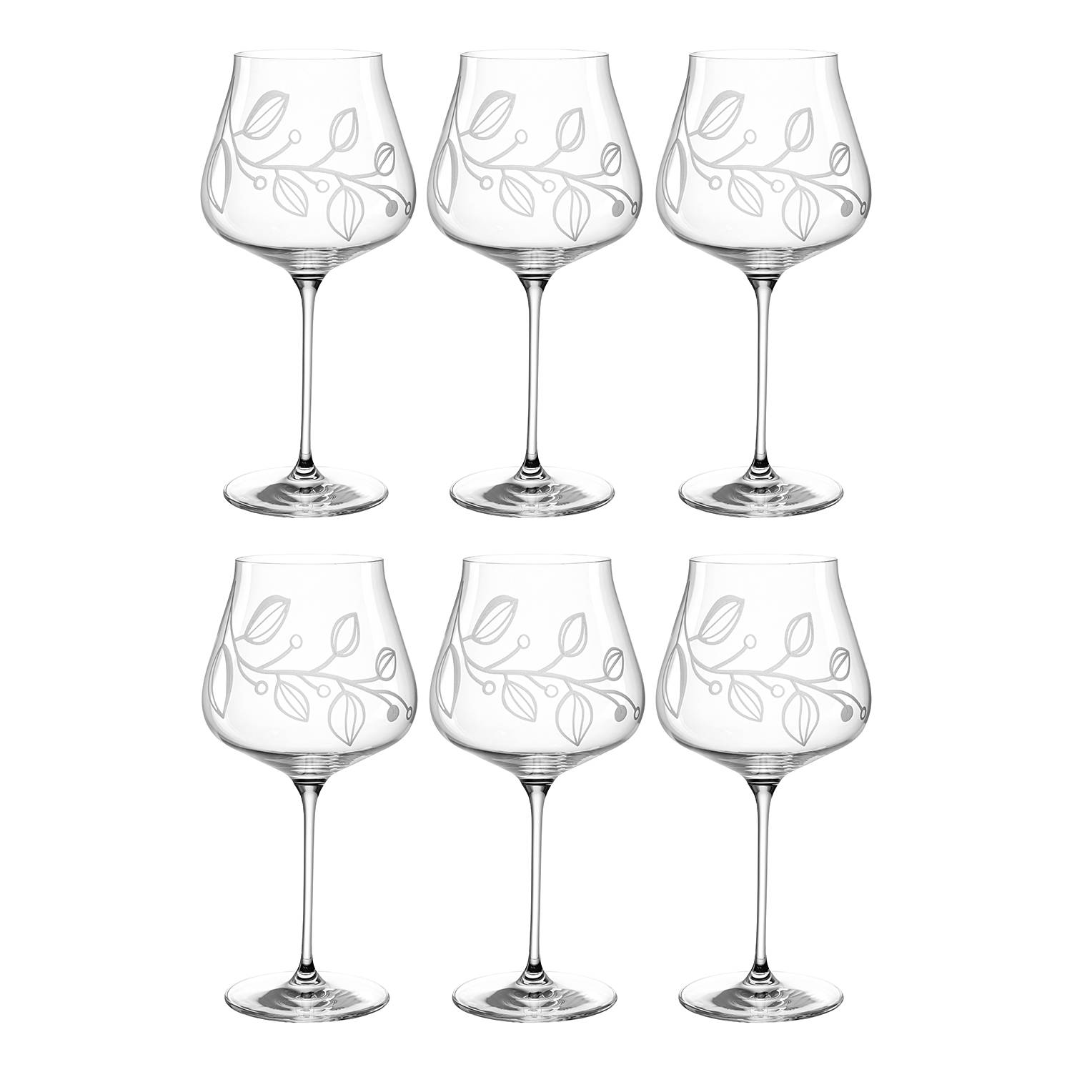 Burgunderglas Boccio 6er-Set von Leonardo