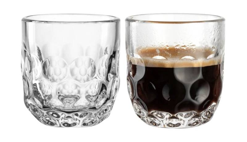 Espressoglas 2er-Set Gocce klar von Leonardo