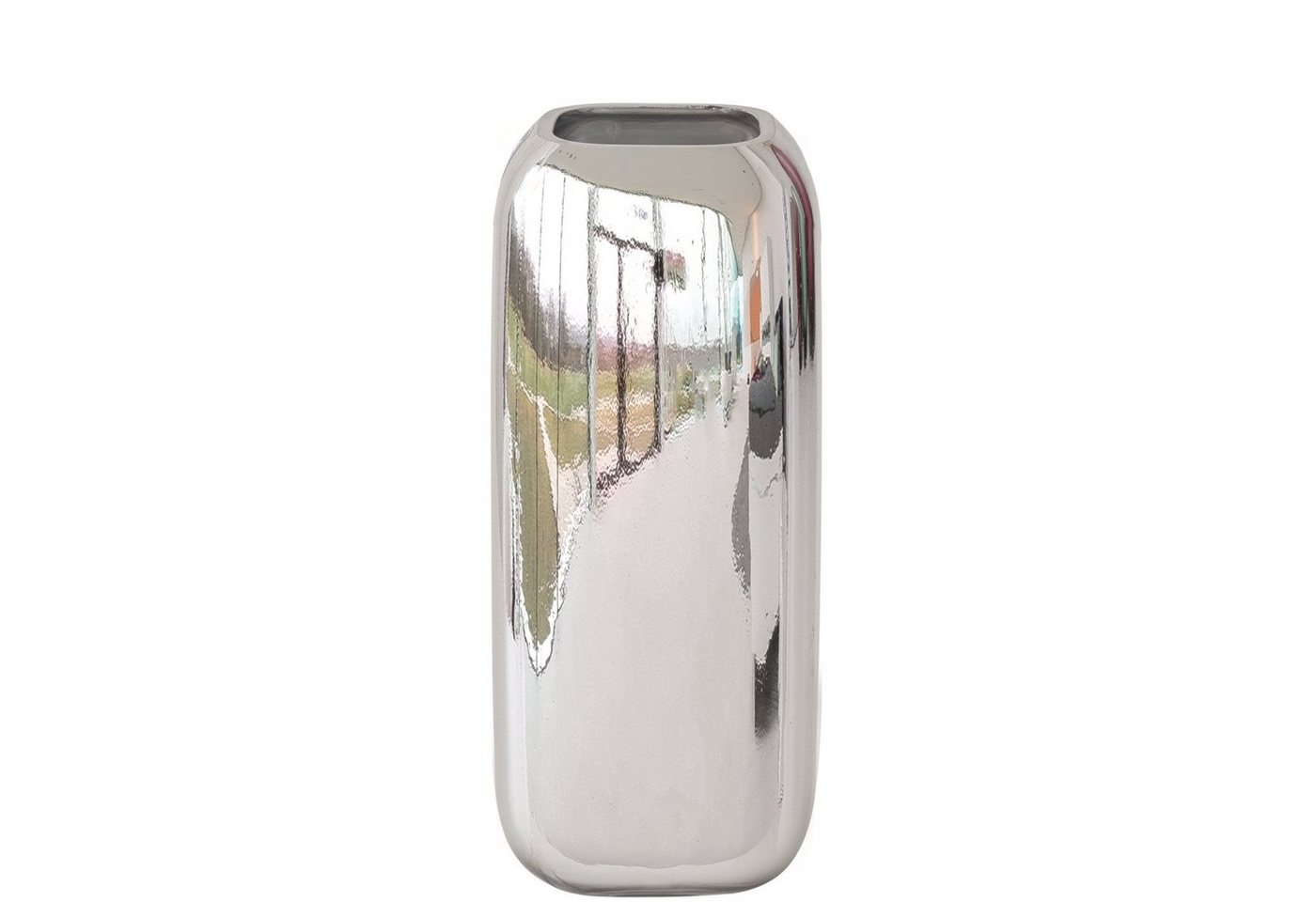 LEONARDO Dekovase Vase 27cm silber NEVE (1 St) von Leonardo