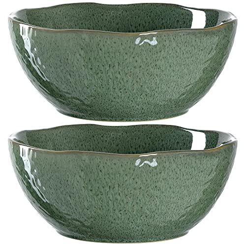 LEONARDO HOME 018585 MATERA Keramikschale 23,5 cm grün 2er-Set, Keramik LEONARDO HOME 018585 MATERA Keramikschale 23,5 cm grün 2er-Set, Keramik von LEONARDO HOME