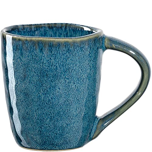 Leonardo Matera Espresso-Tasse 1 Stück, spülmaschinengeeignetes Espresso-Glas, 1 Mokka-Becher aus Steingut, Keramik-Tasse, blau 90 ml, 018596 von LEONARDO HOME