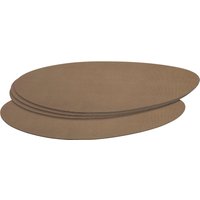 LEONARDO Platzset "GOCCE, oval, 34 x 48 cm, 4er-Set", (Set, 4 St.), beidseitig verwendbar, mit unterschiedlichen Farben auf jeder Seite von Leonardo