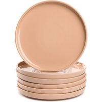 LEONARDO Teller-Set "Speiseteller ROMA, Keramikteller, ca. 22 cm, 6-teilig" Geschirr-Set, Service, spülmaschinengeeignet von Leonardo