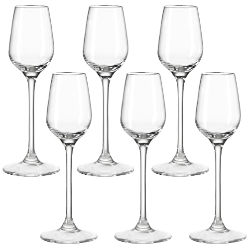 Leonardo Tivoli Digestif-Glas 6er Set, Schnaps-Glas mit gezogenem Stiel, spülmaschinenfeste Likör-Gläser, Höhe 19 cm, 10 cl, 020969 Leonardo Tivoli Digestif-Glas 6er Set, Schnaps-Glas mit gezogenem Stiel, spülmaschinenfeste Likör-Gläser, Höhe 19 cm, 10 cl, 020969 von LEONARDO HOME