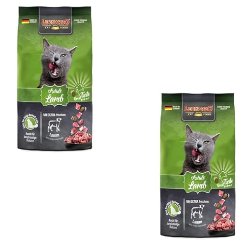 Leonardo Adult Lamb | Doppelpack | 2 x 300 g | Trockenfutter für ausgewachsene Katzen ab 1 Jahr | Zur Unterstützung der Abwehrkräfte | Kann den pH-Wert des Harns optimieren Leonardo Adult Lamb | Doppelpack | 2 x 300 g | Trockenfutter für ausgewachsene Katzen ab 1 Jahr | Zur Unterstützung der Abwehrkräfte | Kann den pH-Wert des Harns optimieren von Leonardo