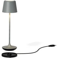 Leonardo Bari RGB LED Akkuleuchte grau von Leonardo